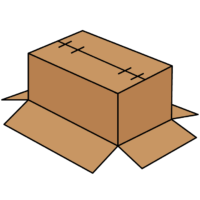 Boîte en carton ondulé 0201