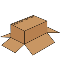 Boîte en carton ondulé 0206