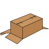 Boîte en carton ondulé 0212