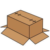 Boîte en carton ondulé 0312