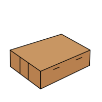 Boîte en carton ondulé 0445